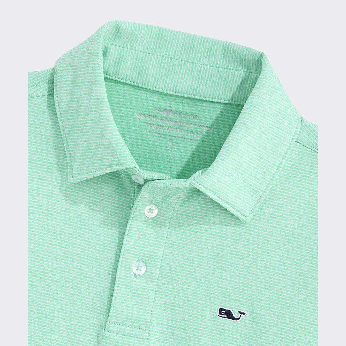 Vineyard Vines | Polo St Jean a rayas Sankaty para niño