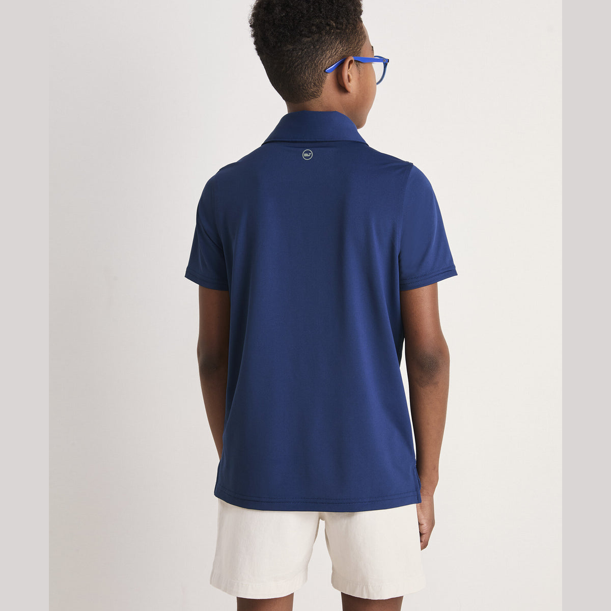 Vineyard Vines | Polo para niño liso Sank