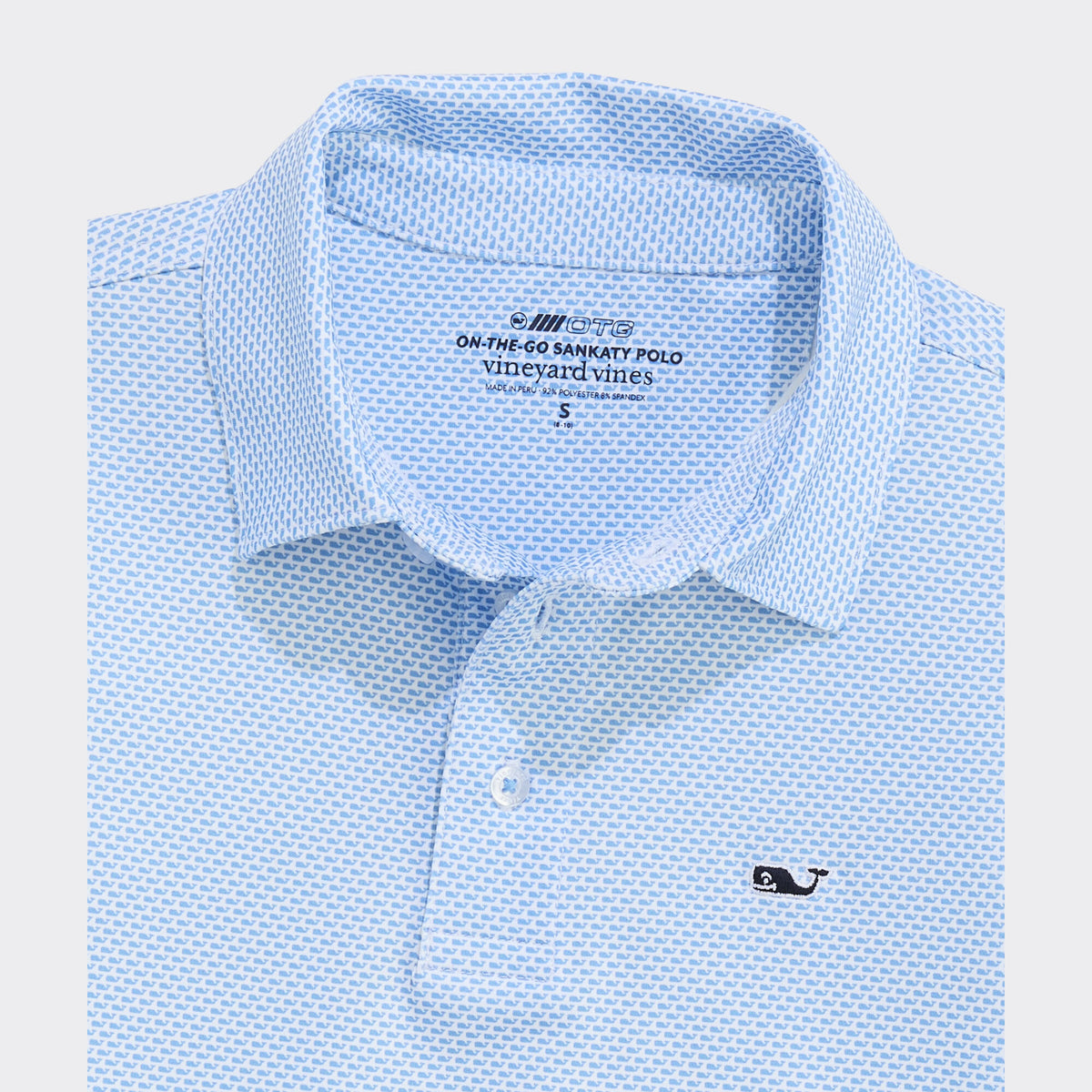 Vineyard Vines | Polo estampado Sankaty Performance para niño