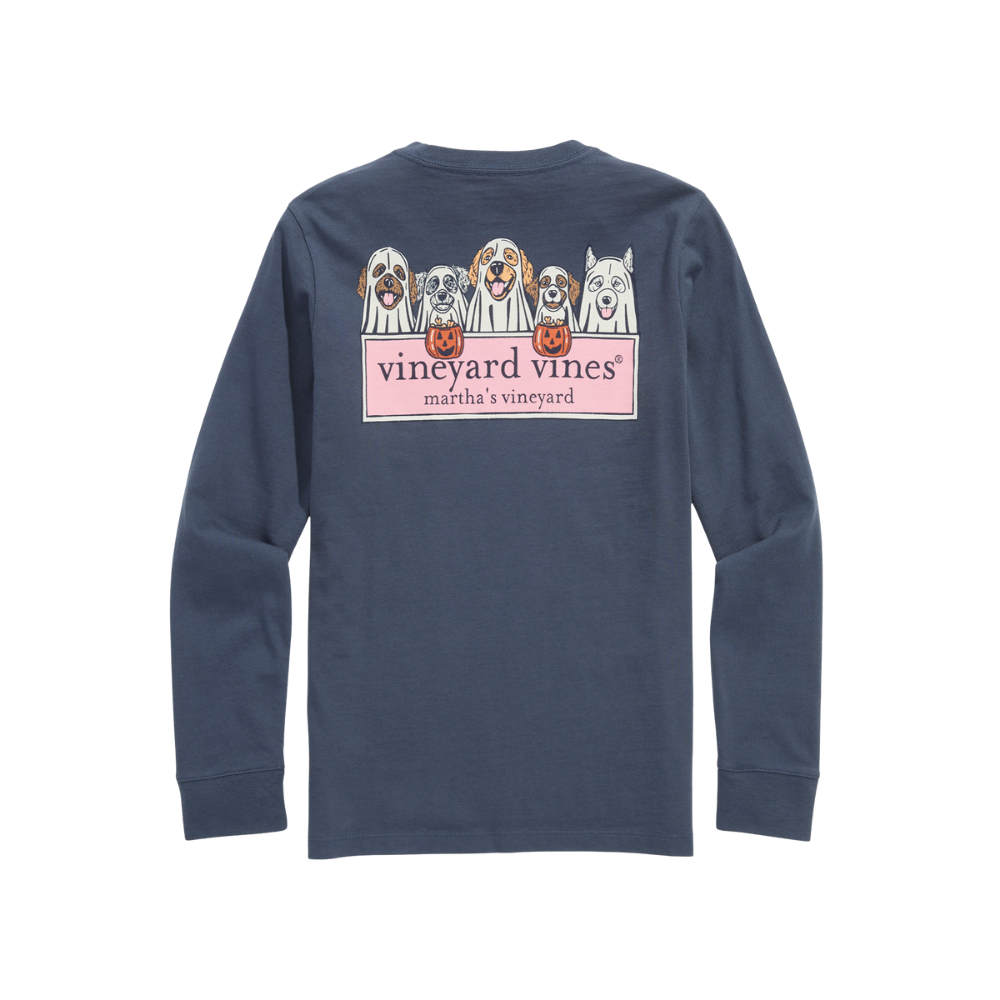 Vineyard Vines | Camiseta de Manga Larga con Bolsillo para Niños