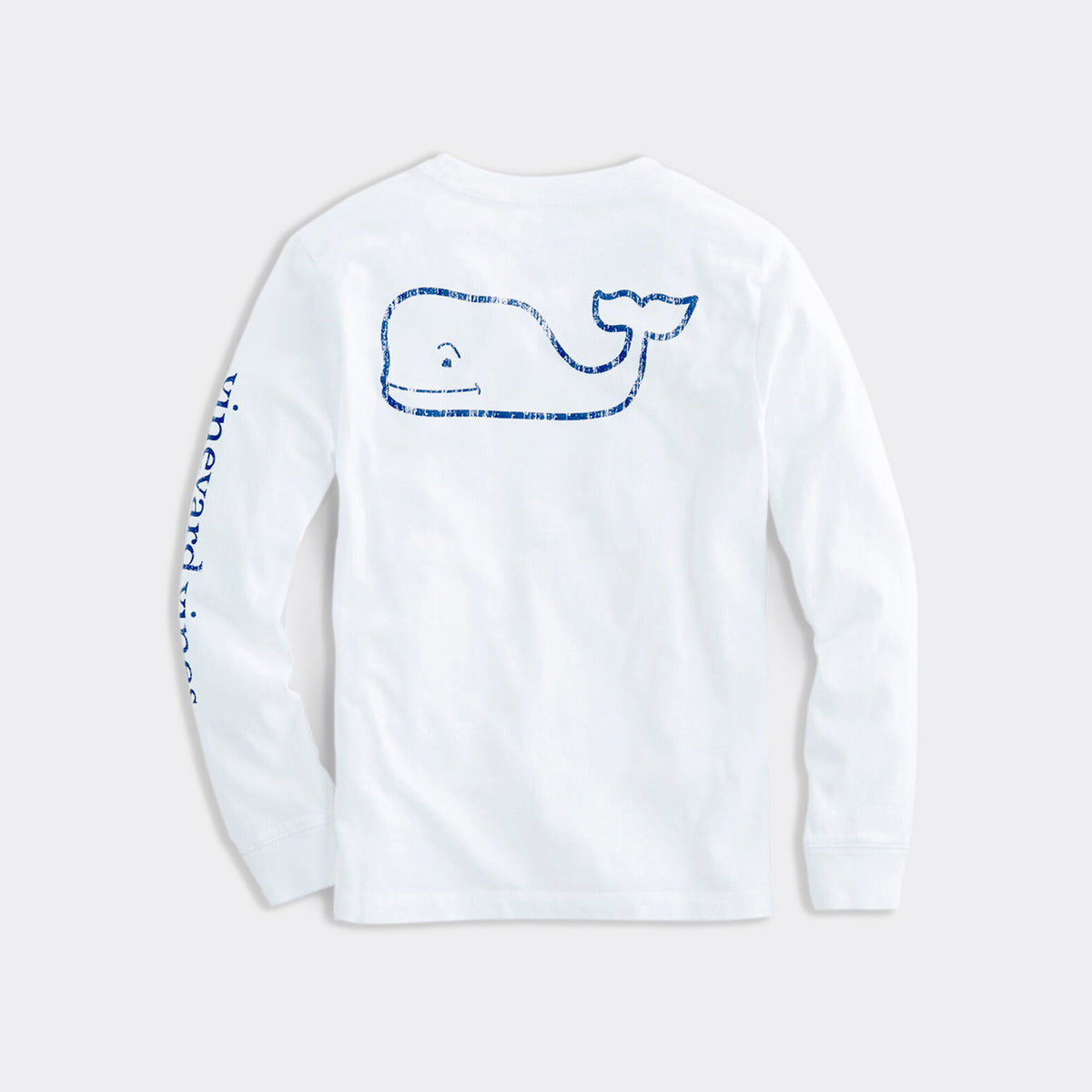 Vineyard Vines | Camiseta para niño Kids de manga larga Vntg Wh