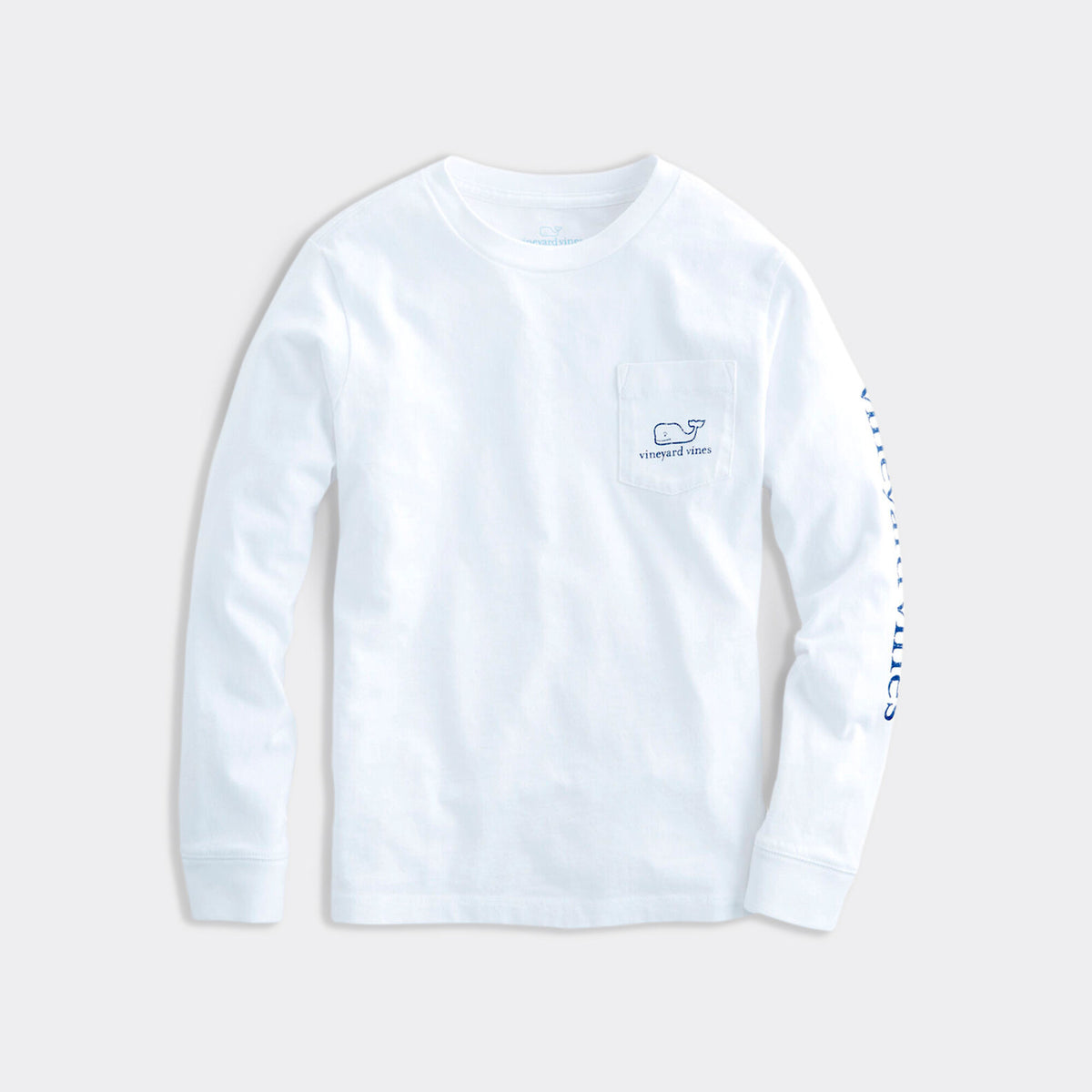 Vineyard Vines | Camiseta para niño Kids de manga larga Vntg Wh