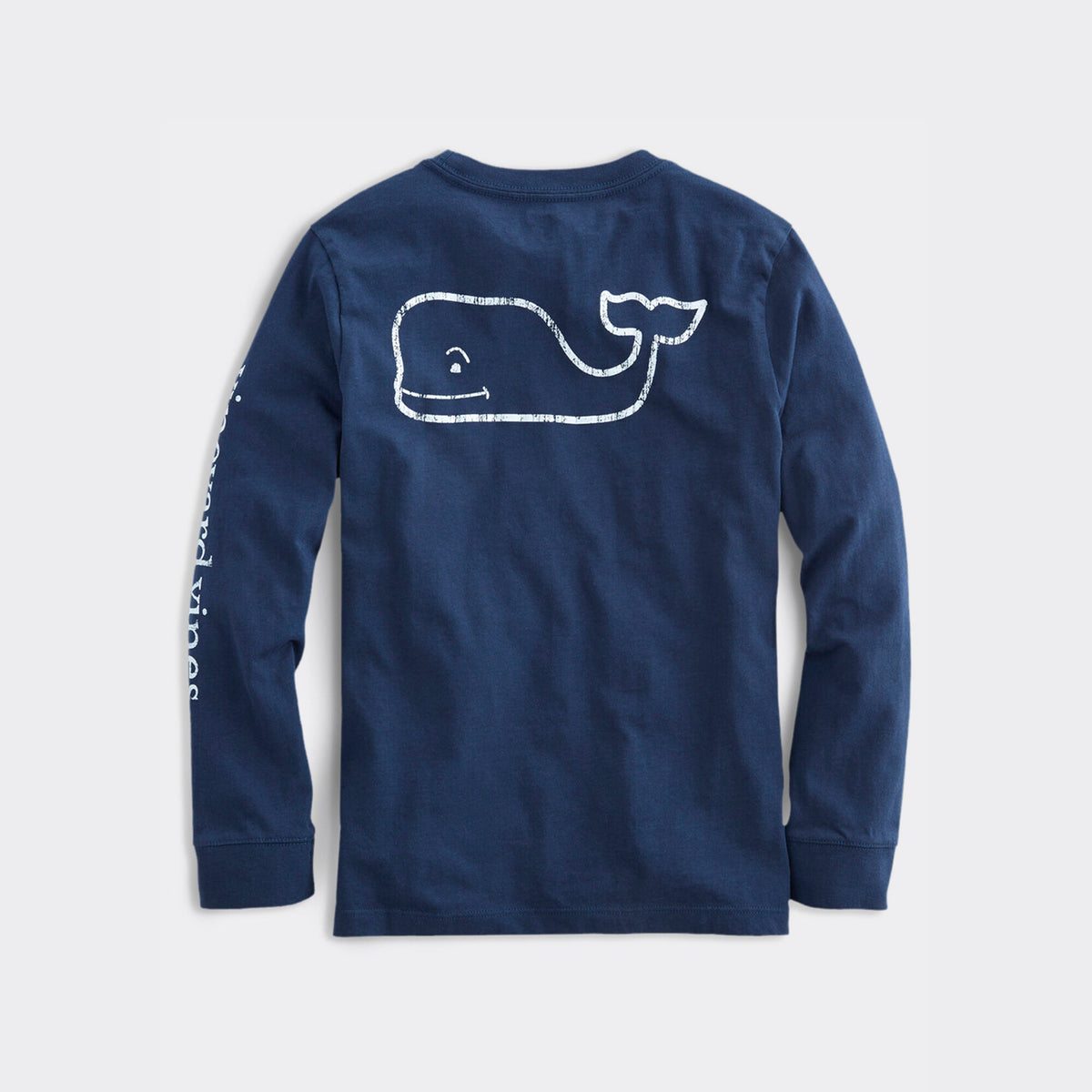 Vineyard Vines | Camiseta para niño Kids de manga larga Vntg Wh