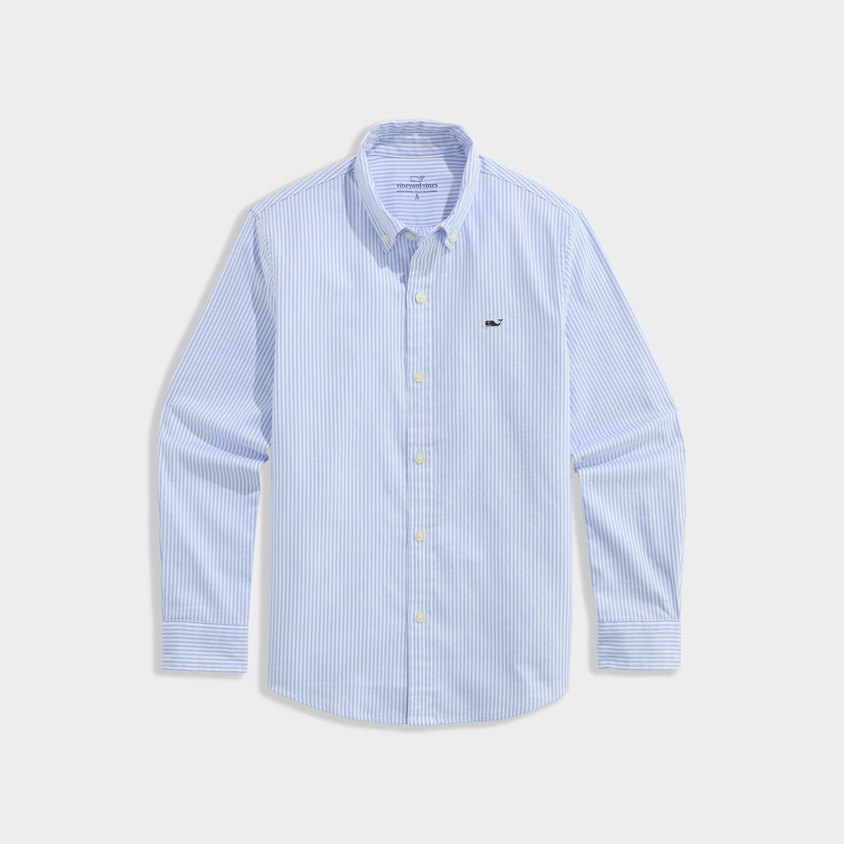 Vineyard Vines | Camisa University a rayas Oxford para niño