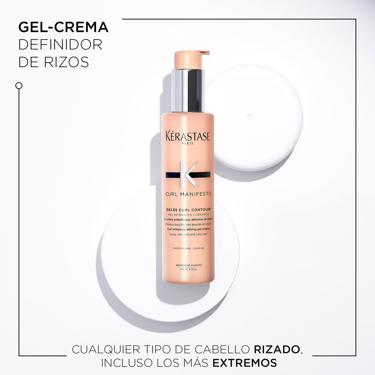 Kérastase | Gel en Crema Hidratante Rizos Curl Manifesto 150ml