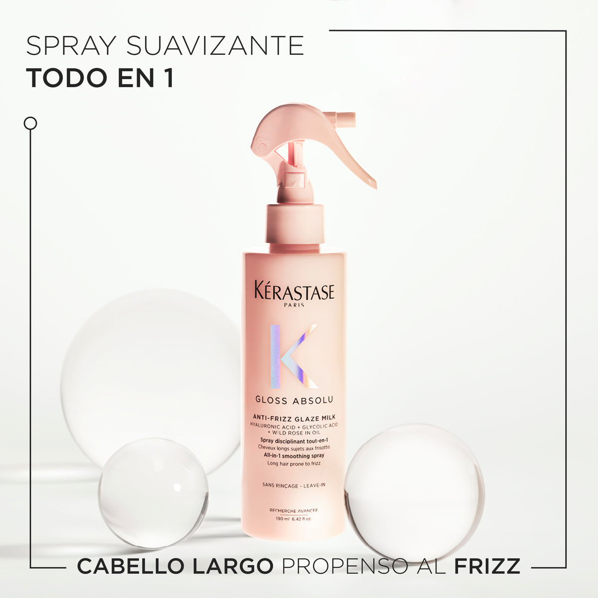 Kérastase | Spray Todo en 1 Anti Frizz Gloss Absolu 190ml