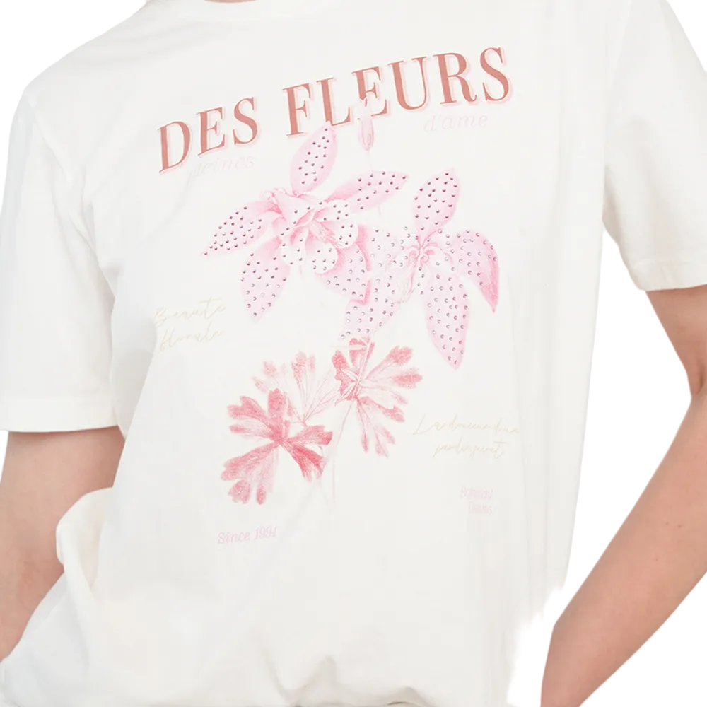 Naf Naf | Camiseta Estampada Con Brillo