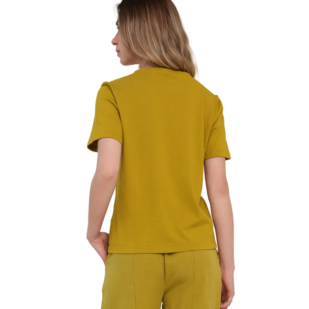 Naf Naf | Camiseta Manga Corta Con Aplique En Hombro
