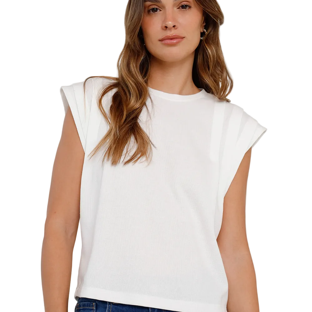 Naf Naf | Camisa Con Recogido En Hombros
