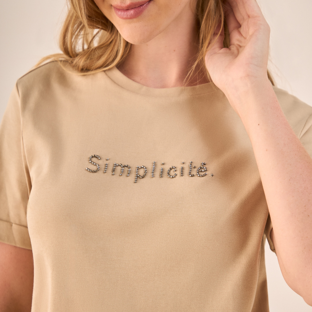 Esprit | Camiseta con Aplicaciones Brillantes