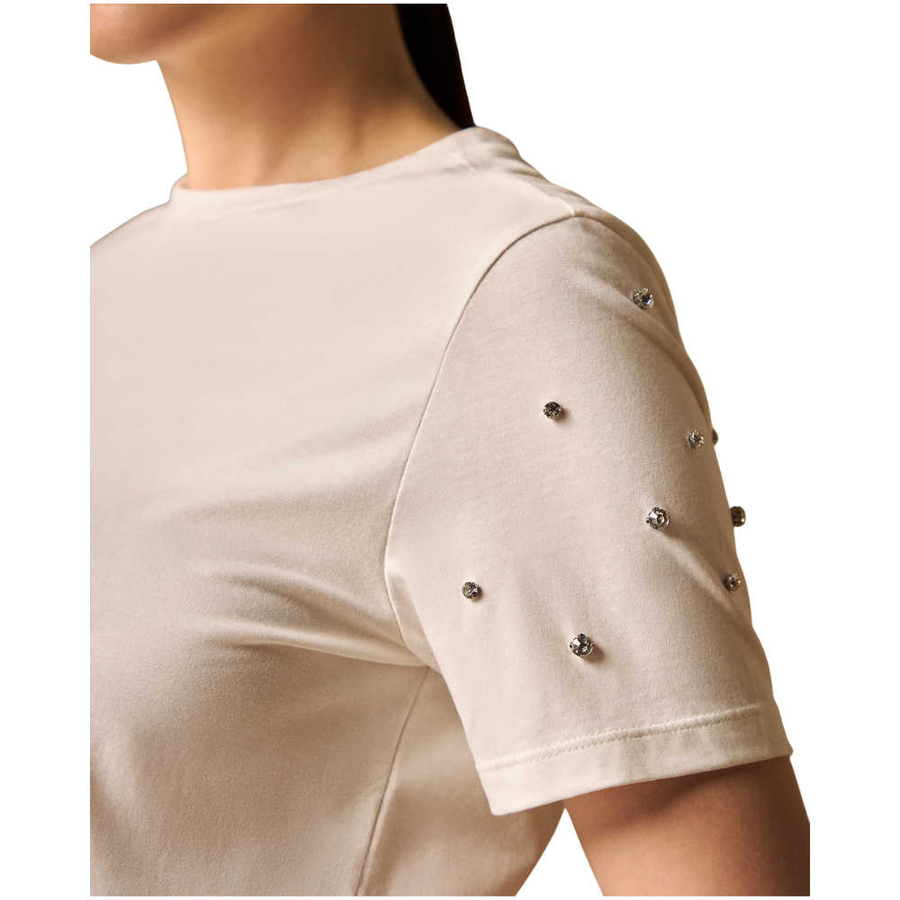 Esprit | Camiseta con Tachuelas Metálicas