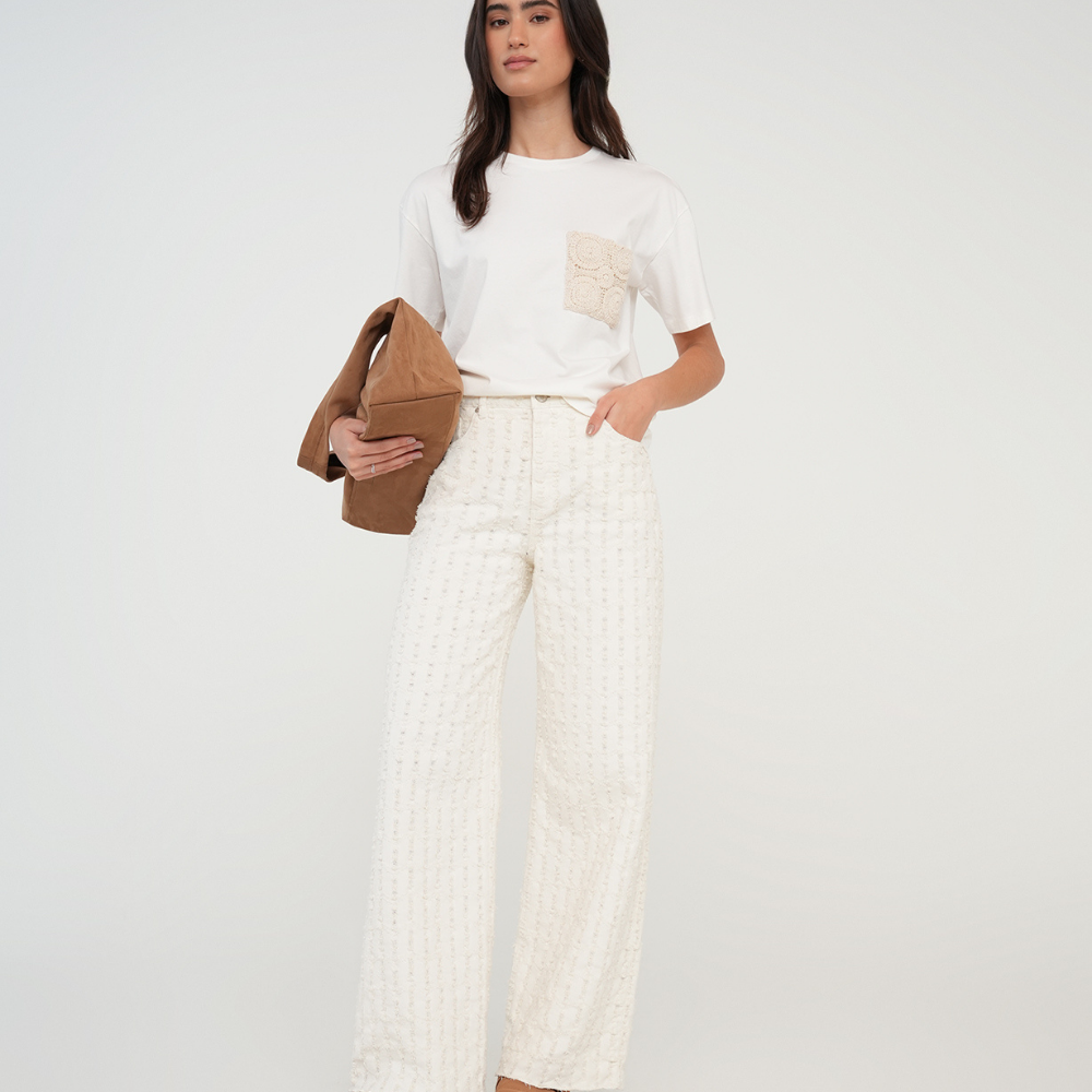 Naf Naf | Camiseta Con Bolsillo Tejido