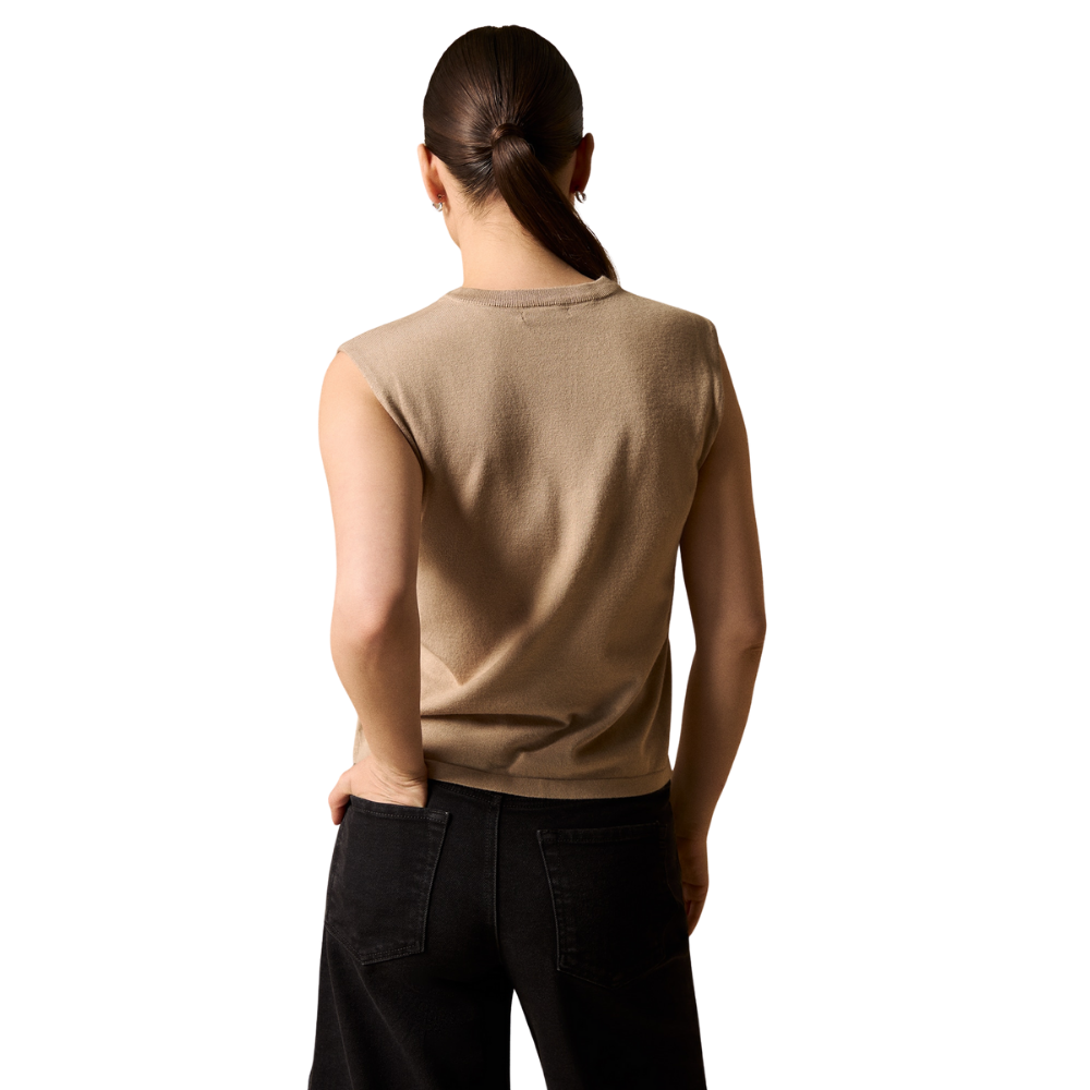 Esprit | Camiseta Sin Mangas con Aplicaciones Brillantes