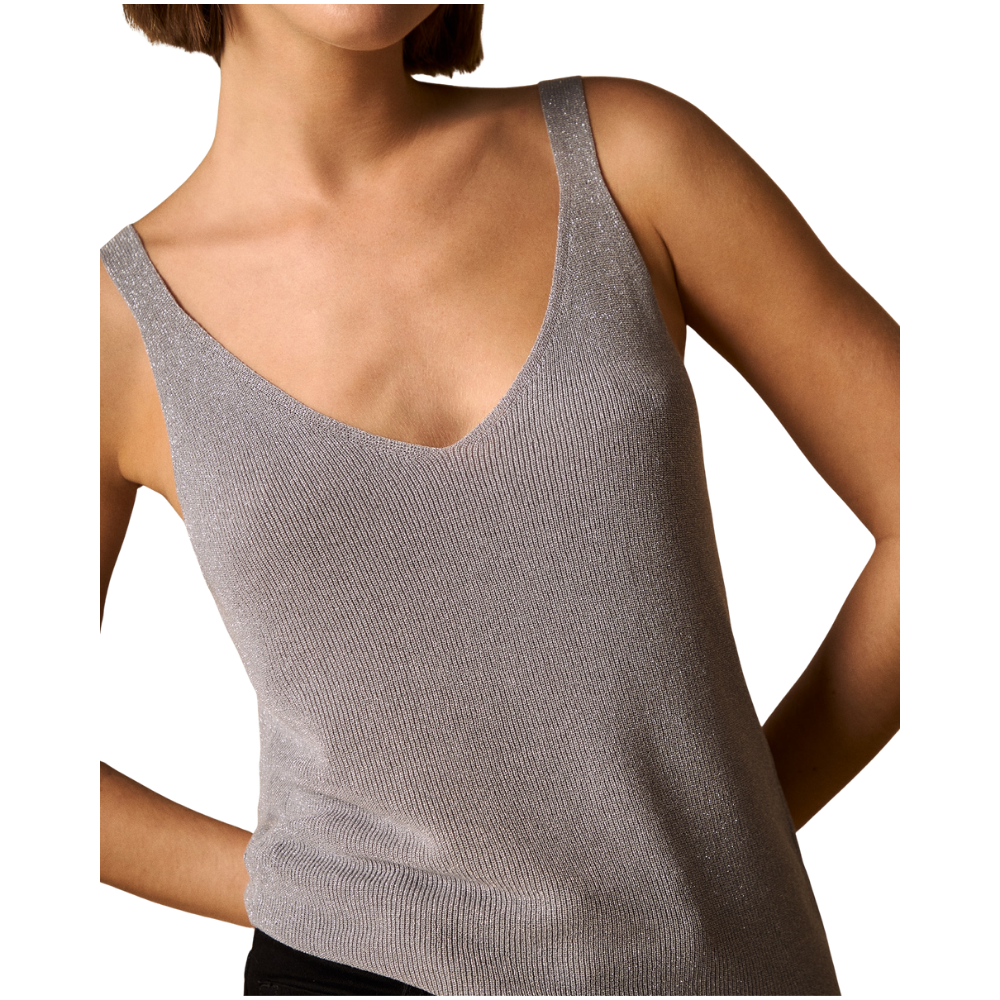 Esprit | Camiseta Tejida con Hilos Lurex