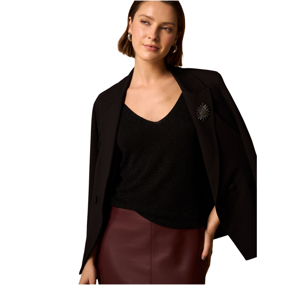 Esprit | Camiseta Tejida con Hilos Lurex