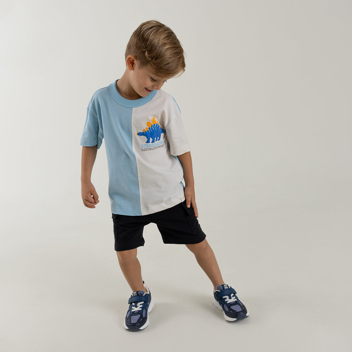 Offcorss | Bermuda para niño con bolsillos cargo