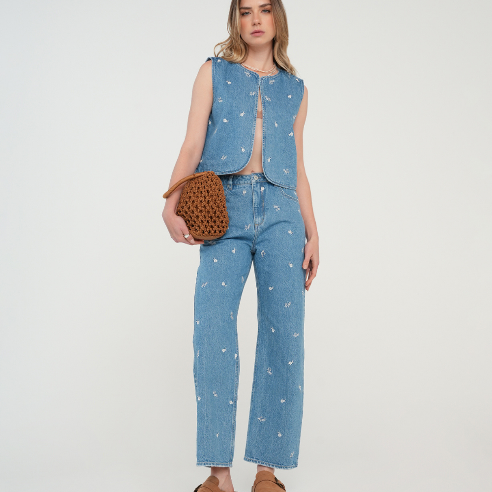 Naf Naf | Camisa Manga Sisa En Denim