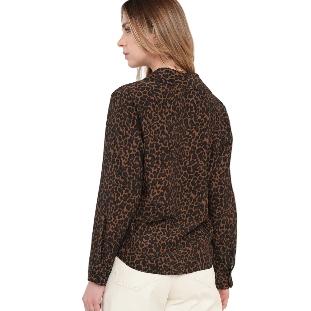 Naf Naf | Camisa Clásica De Animal Print