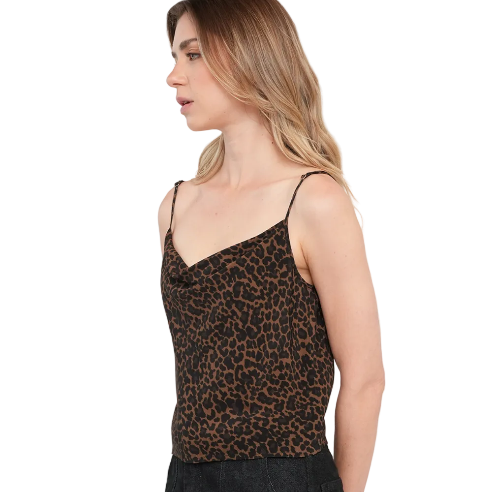 Naf Naf | Camisa De Animal Print Con Tiras