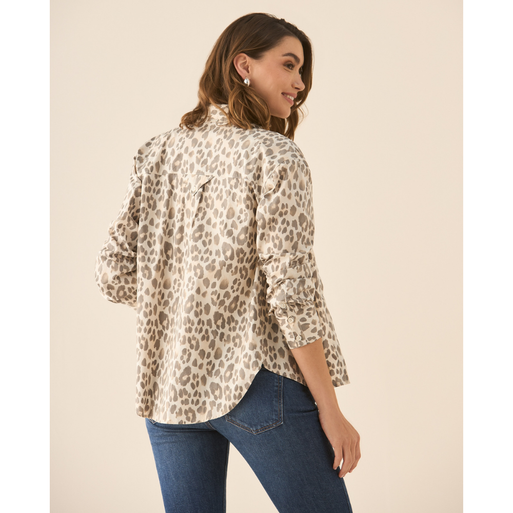 Esprit | Camisa  Manga Larga de Animal Print para Mujer