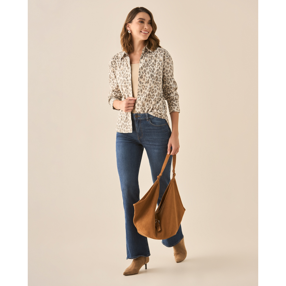 Esprit | Camisa  Manga Larga de Animal Print para Mujer
