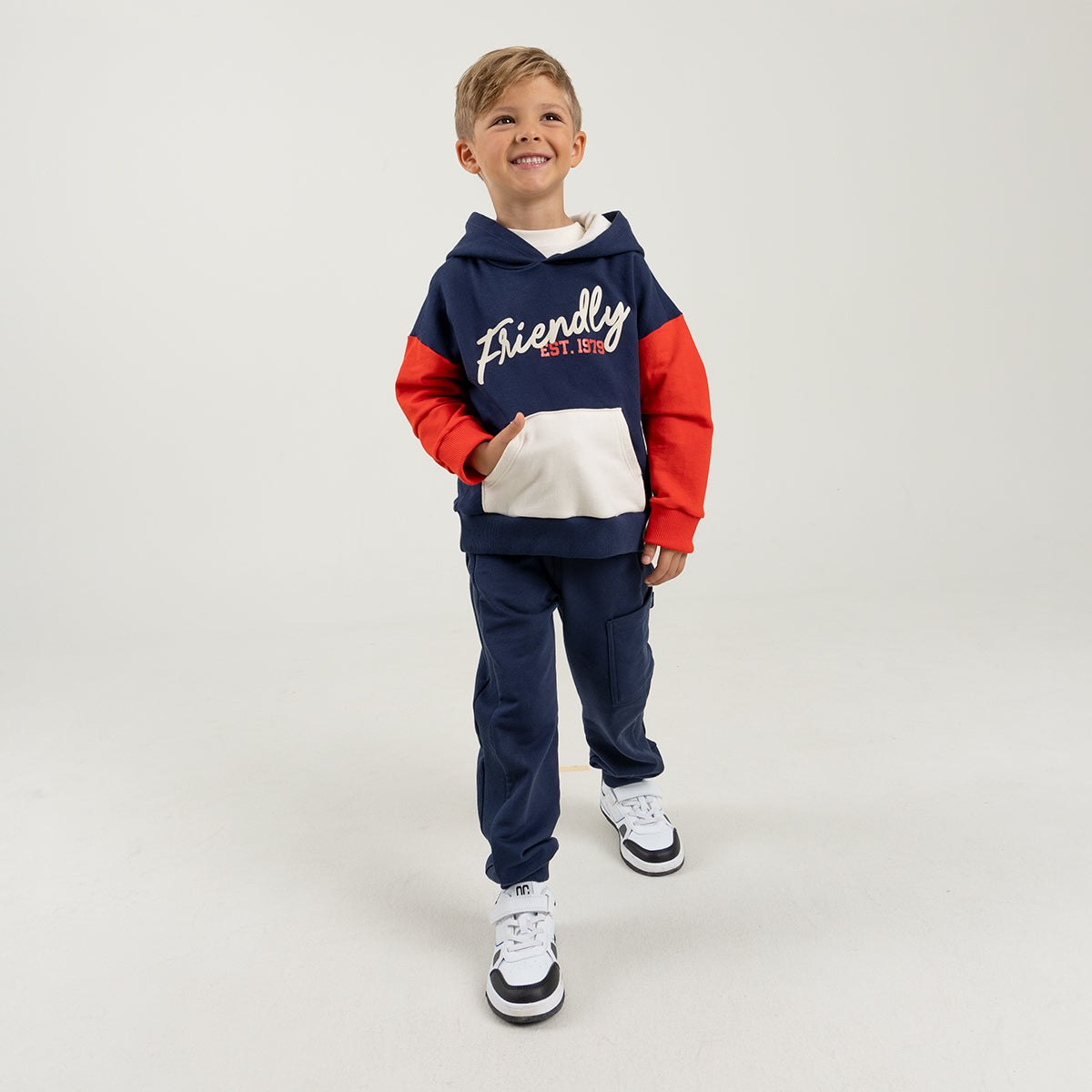 Offcorss | Sudadera con capucha para niño y bolsillo