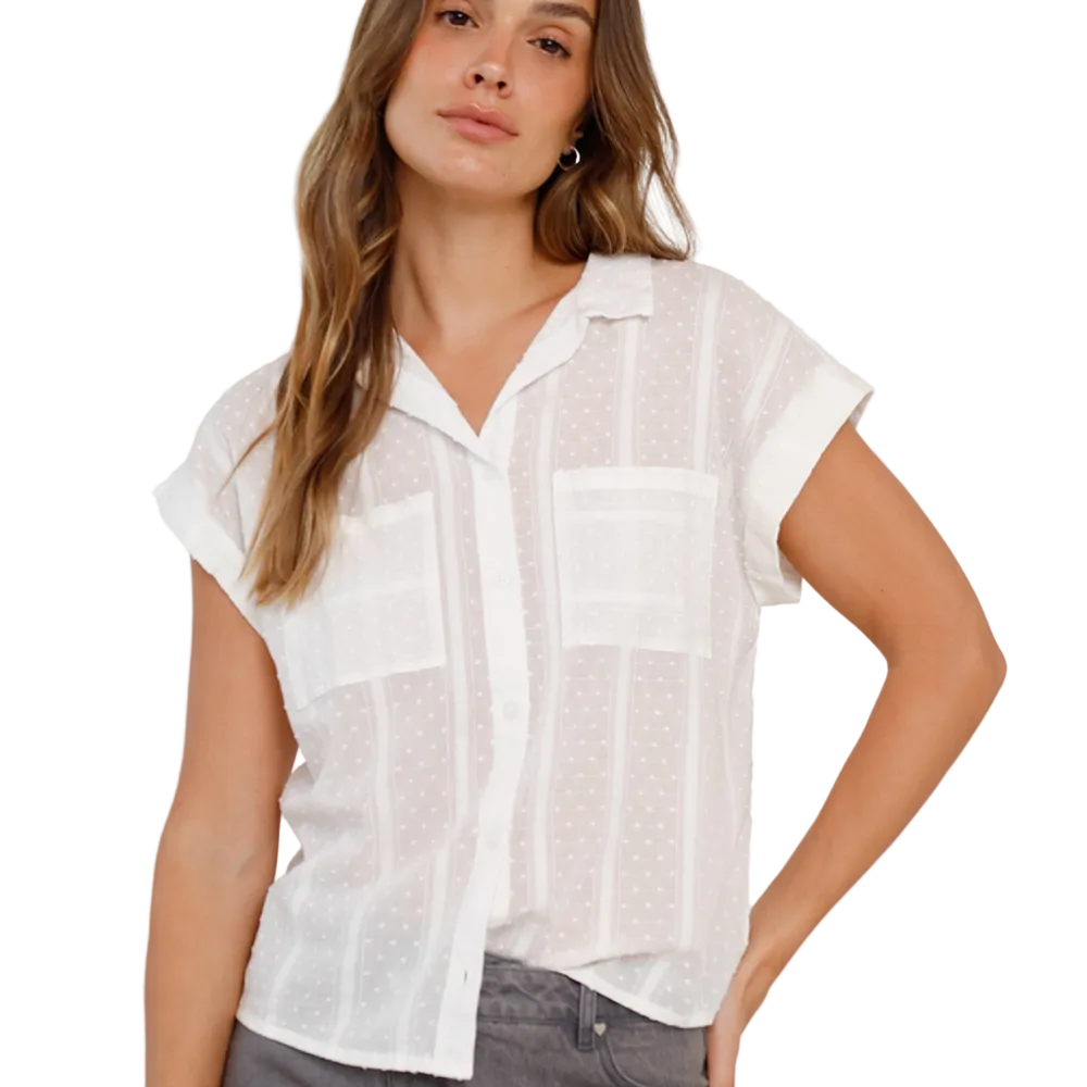 Naf Naf | Camisa Con Transparencia