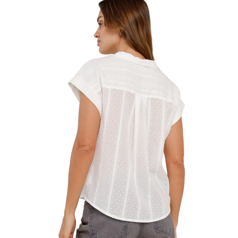 Naf Naf | Camisa Con Transparencia