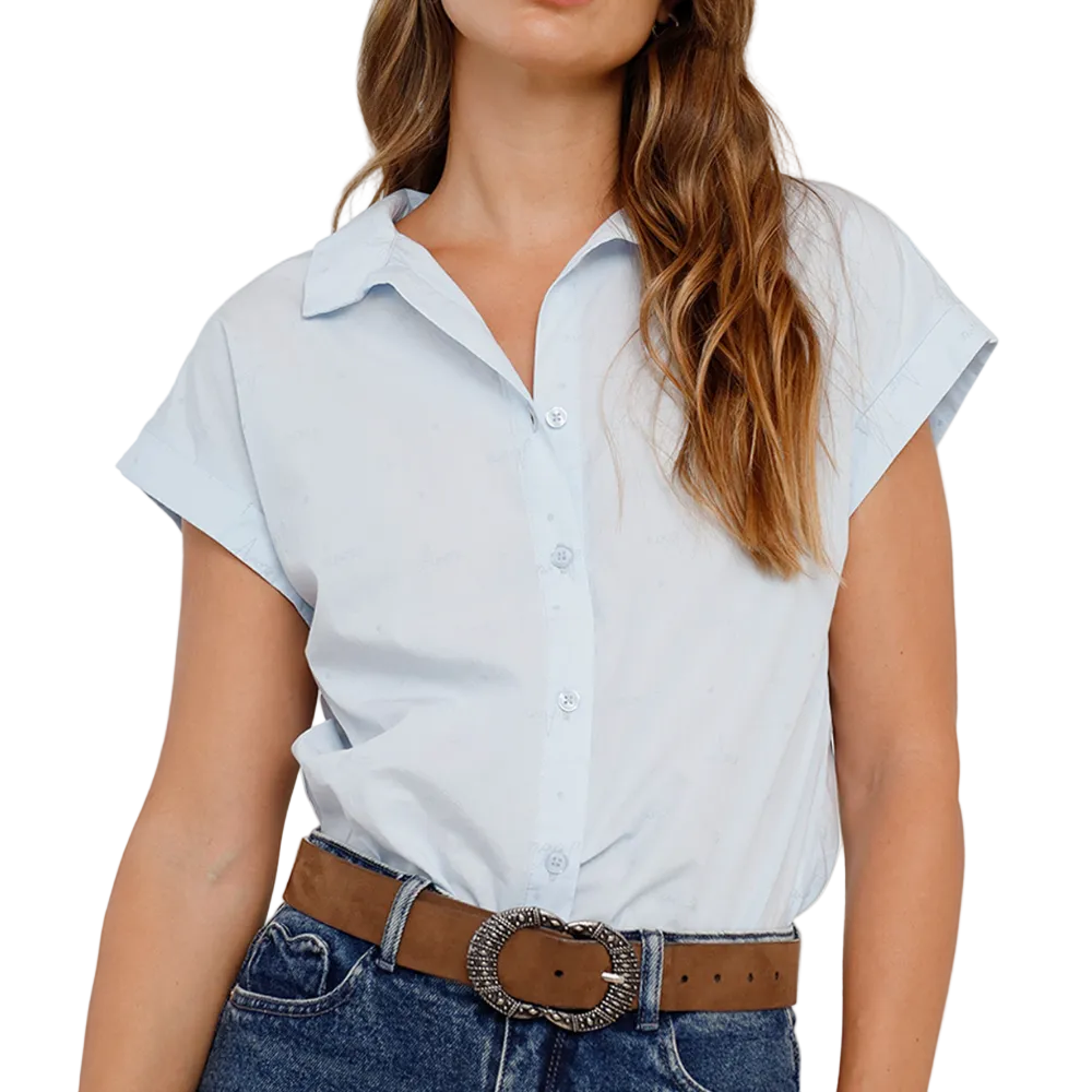 Naf Naf | Camisa Con Mini Texto Y Puntos