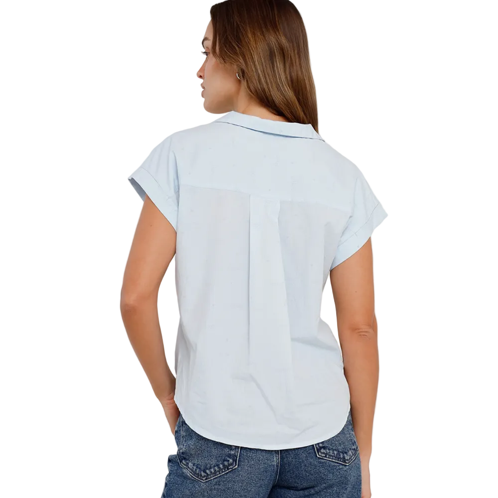 Naf Naf | Camisa Con Mini Texto Y Puntos