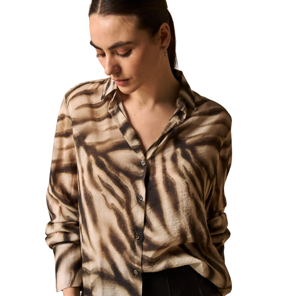 Esprit | Camisa con Estampado Animal Print