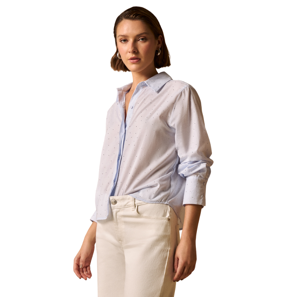 Esprit | Camisa con Estampado de Puntos