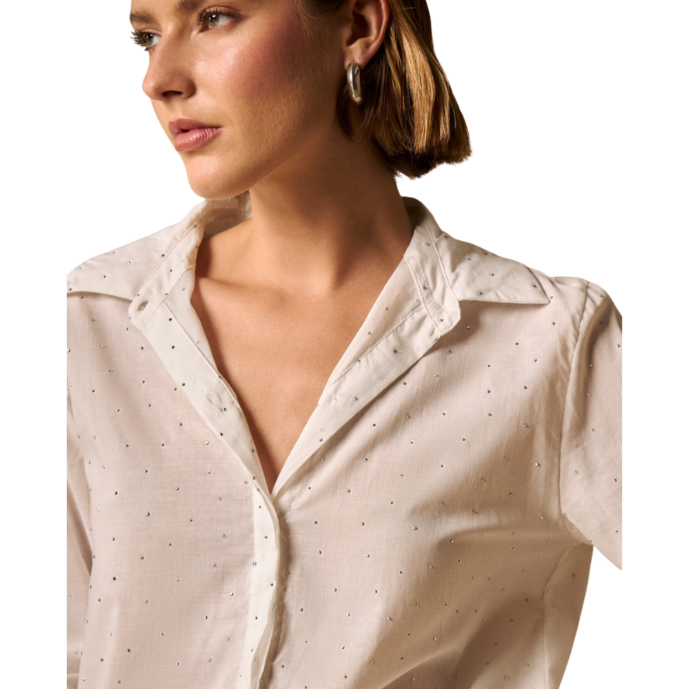 Esprit | Camisa con Estampado de Puntos