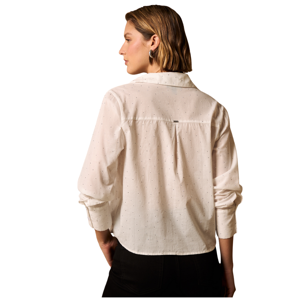 Esprit | Camisa con Estampado de Puntos