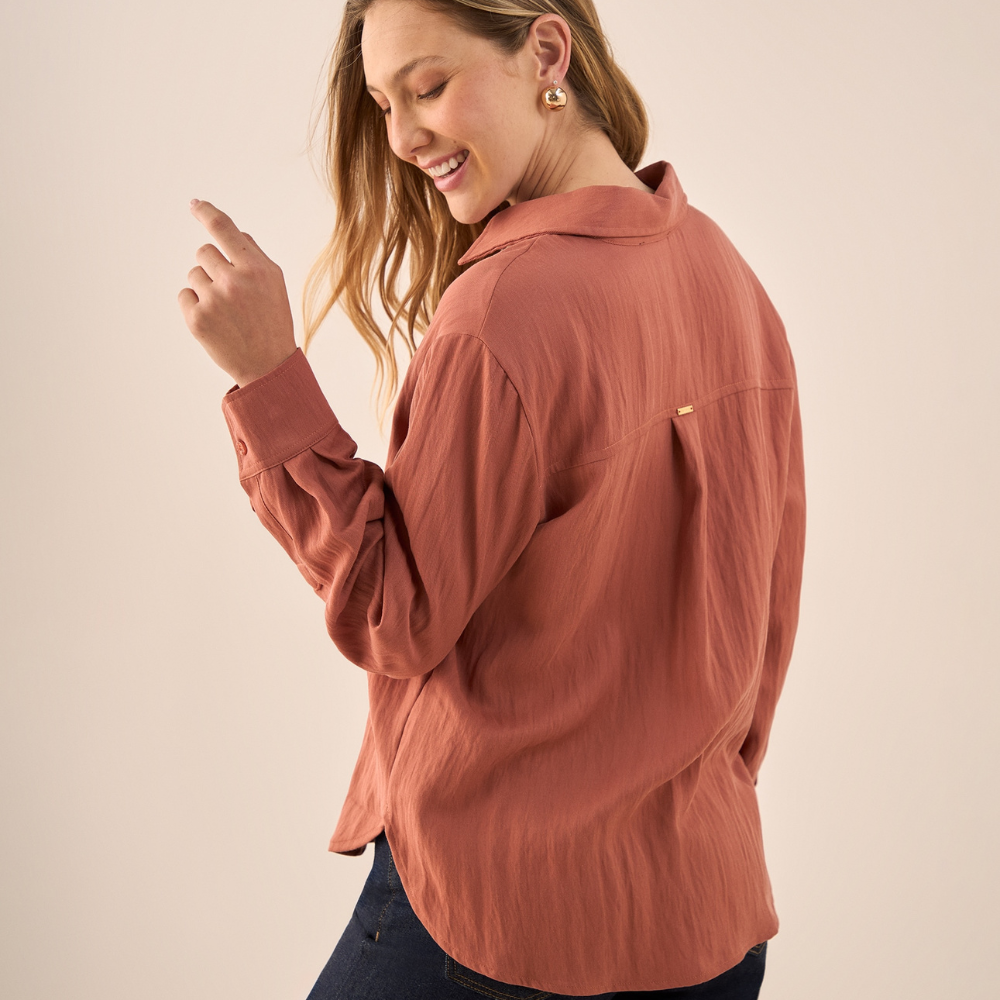 Esprit | Camisa con Tejido de Lyocell