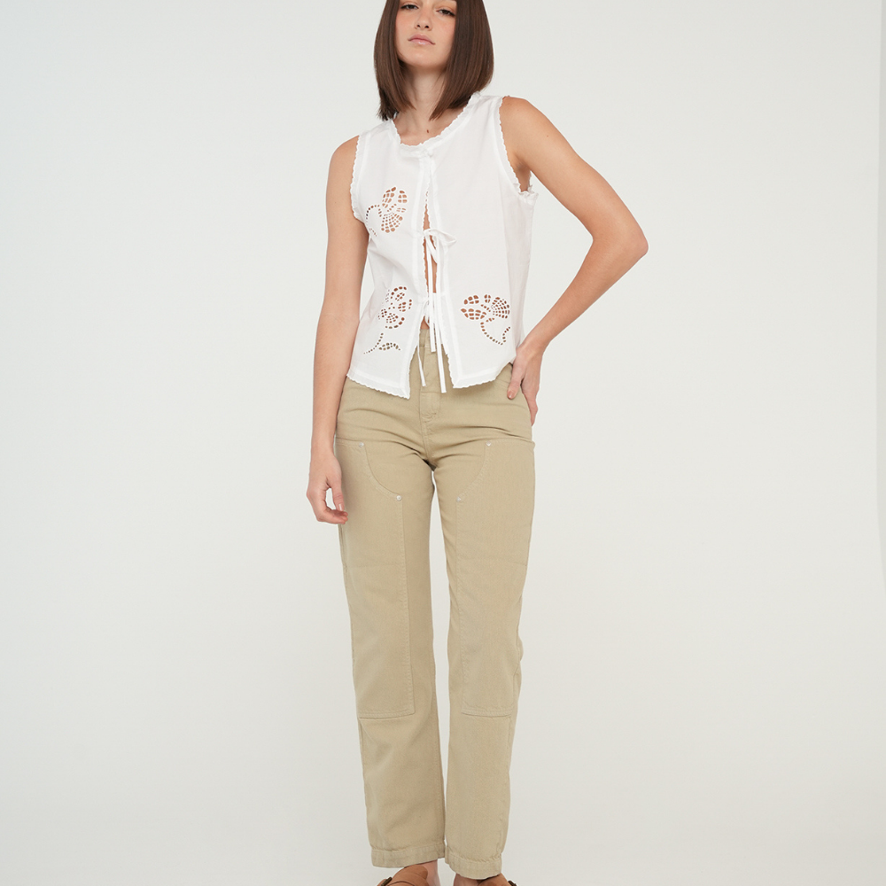 Naf Naf | Camisa Con Escote Para Anudar