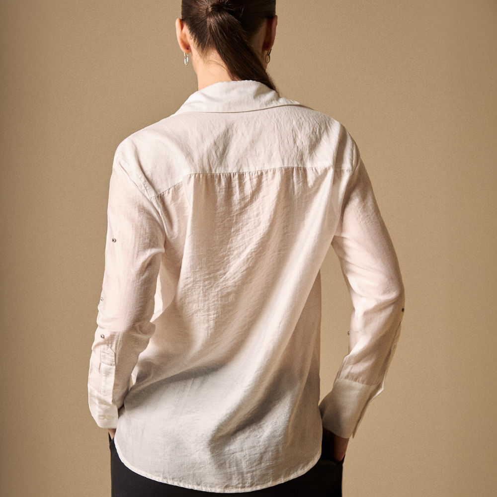 ESPRIT | Camisa con Aplicaciones Brillantes
