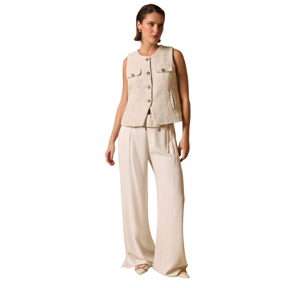 Esprit | Chaleco con Textura Bouclé