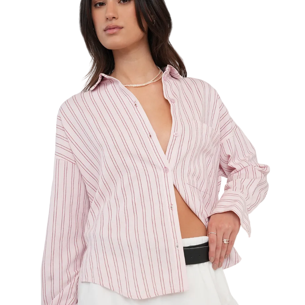 Naf Naf | Camisa Clásica A Rayas