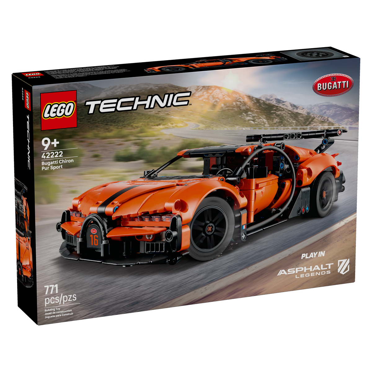 Lego® | Technic™ Hiperauto Bugatti Chiron Pur Sport
