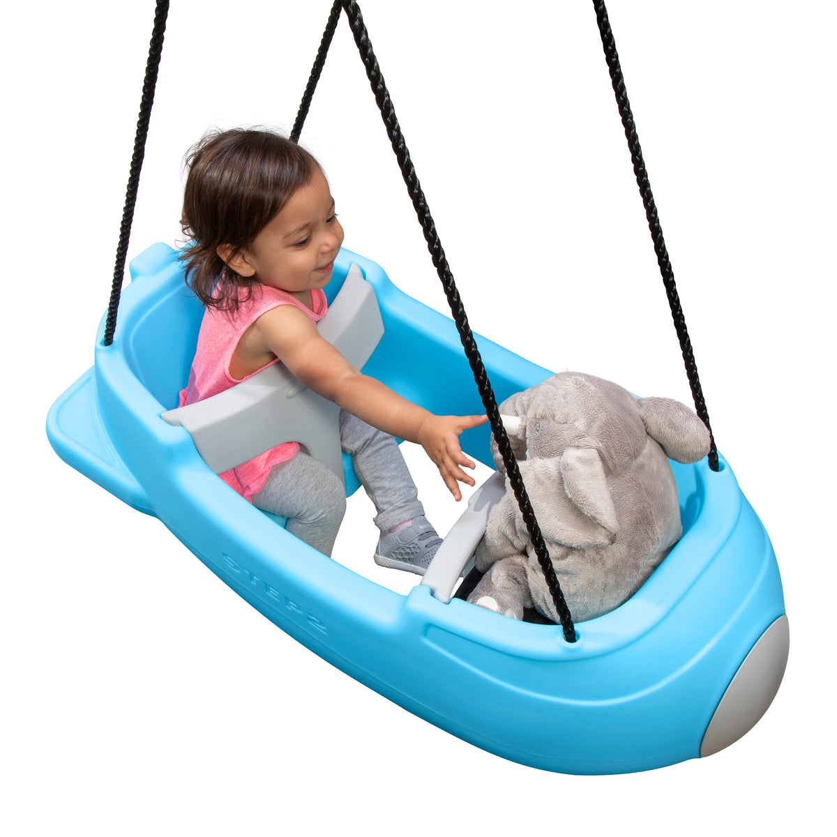 Step 2 | Columpio Infantil Doble con Diseño de Cohete