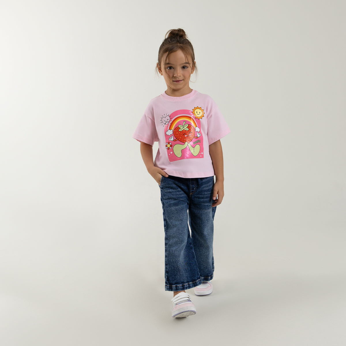 Offcorss | Camiseta para niña con detalle brillante