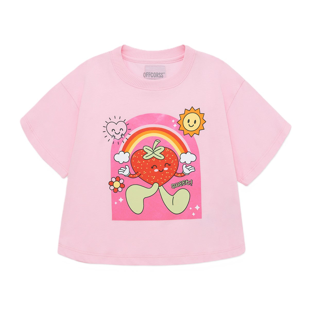 Offcorss | Camiseta para niña con detalle brillante