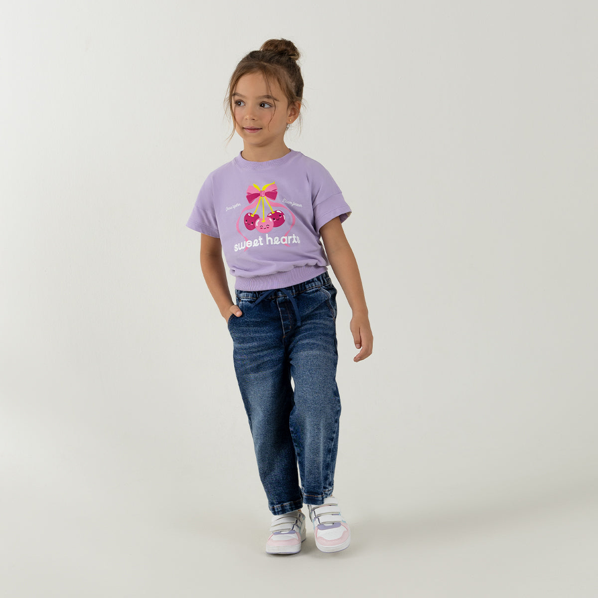 Offcorss | Camiseta para niña con fajón