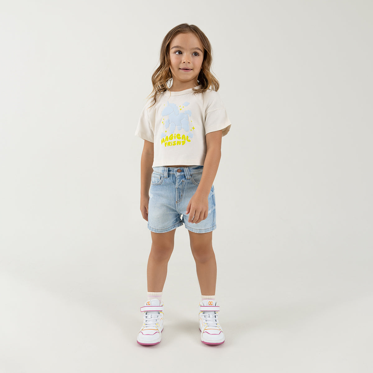 Offcorss | Camiseta Croptop para niña