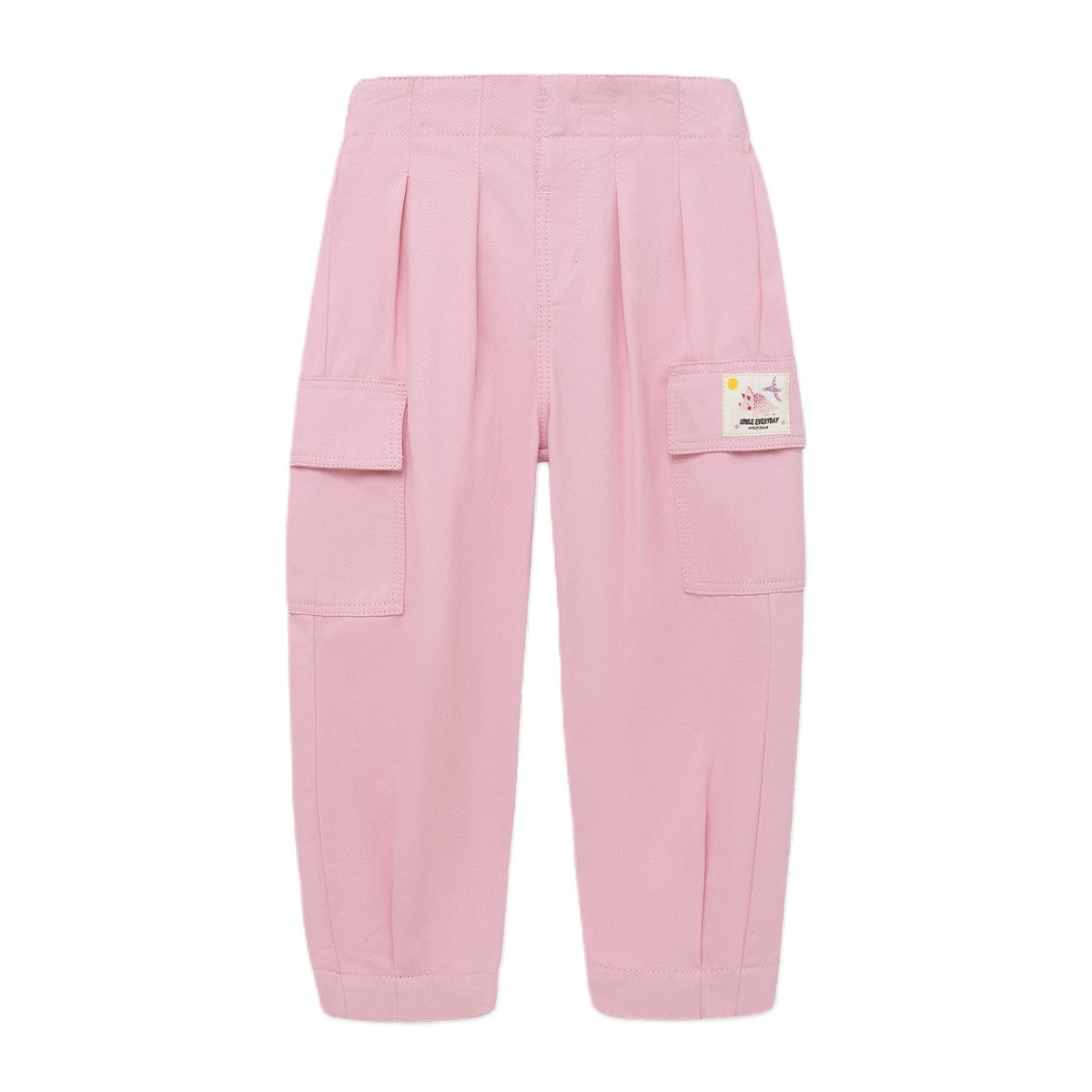 Offcorss | Pantalón para niña silueta slouchy con bolsillos cargo