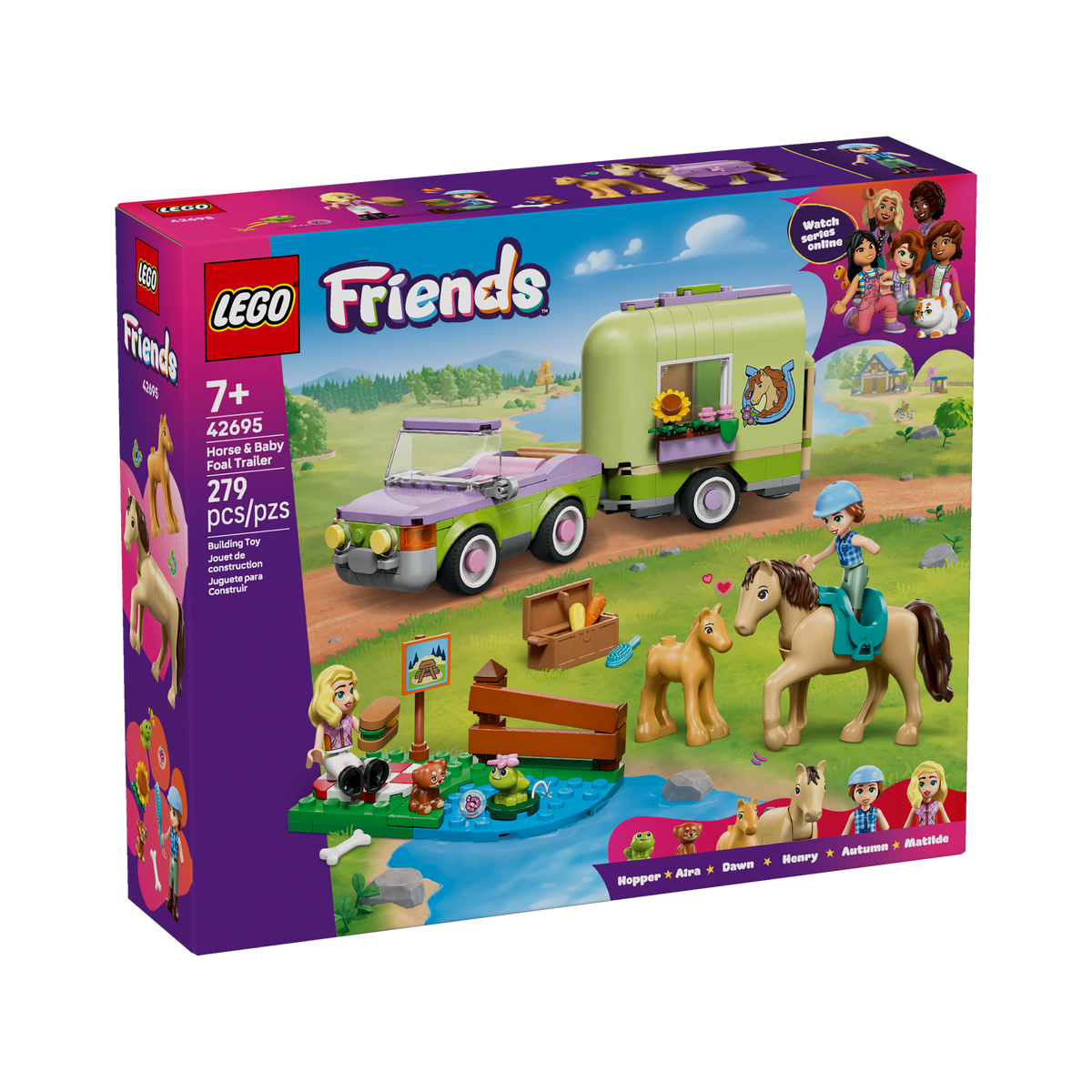 Lego® | Friends Remolque Para Caballo Y Potrillo