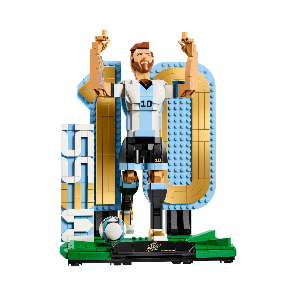 Lionel Messi Leyenda Del Fútbol LEGO 43015 - modelo construido detalle
