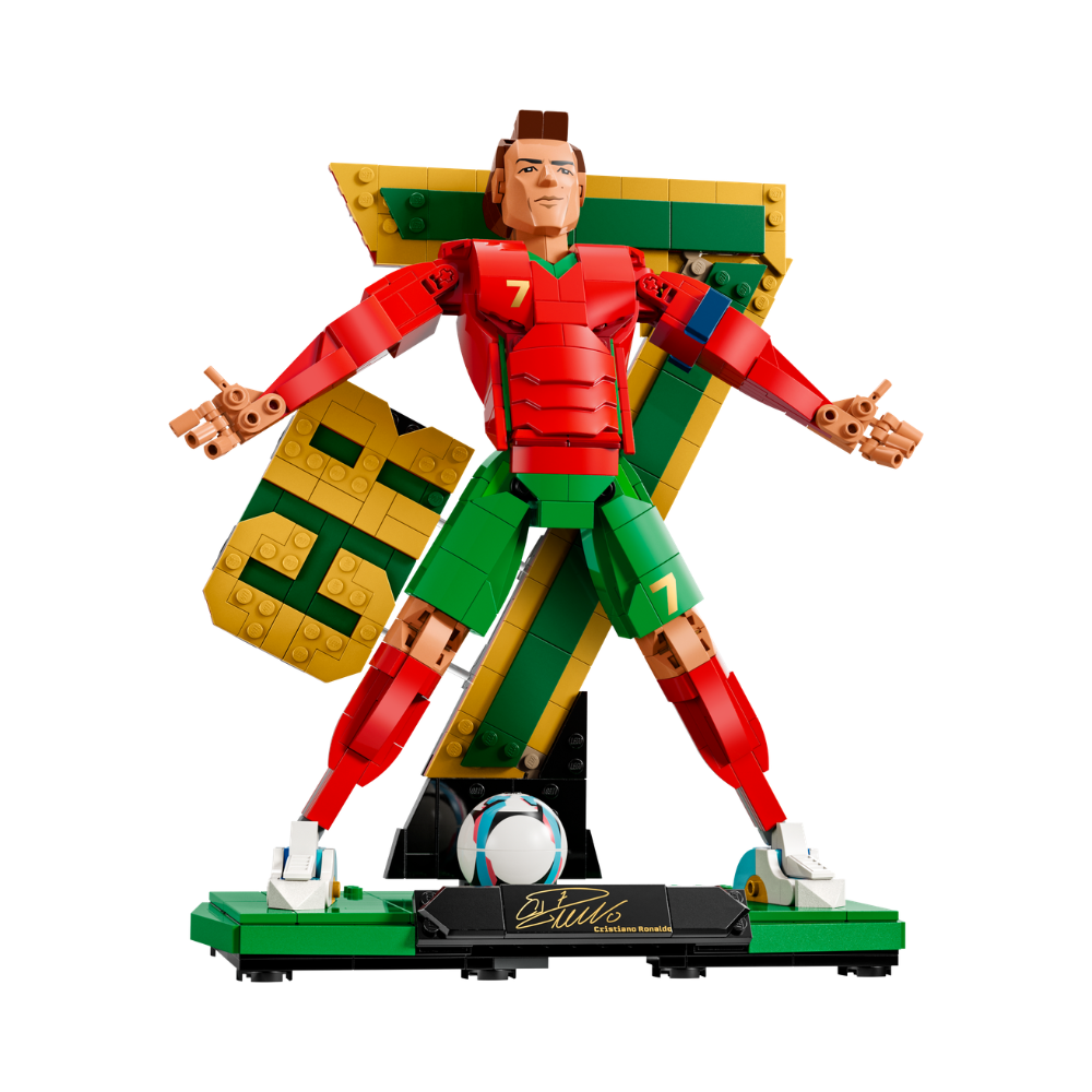 Cristiano Ronaldo Leyenda Del Fútbol LEGO 43016 - modelo construido detalle