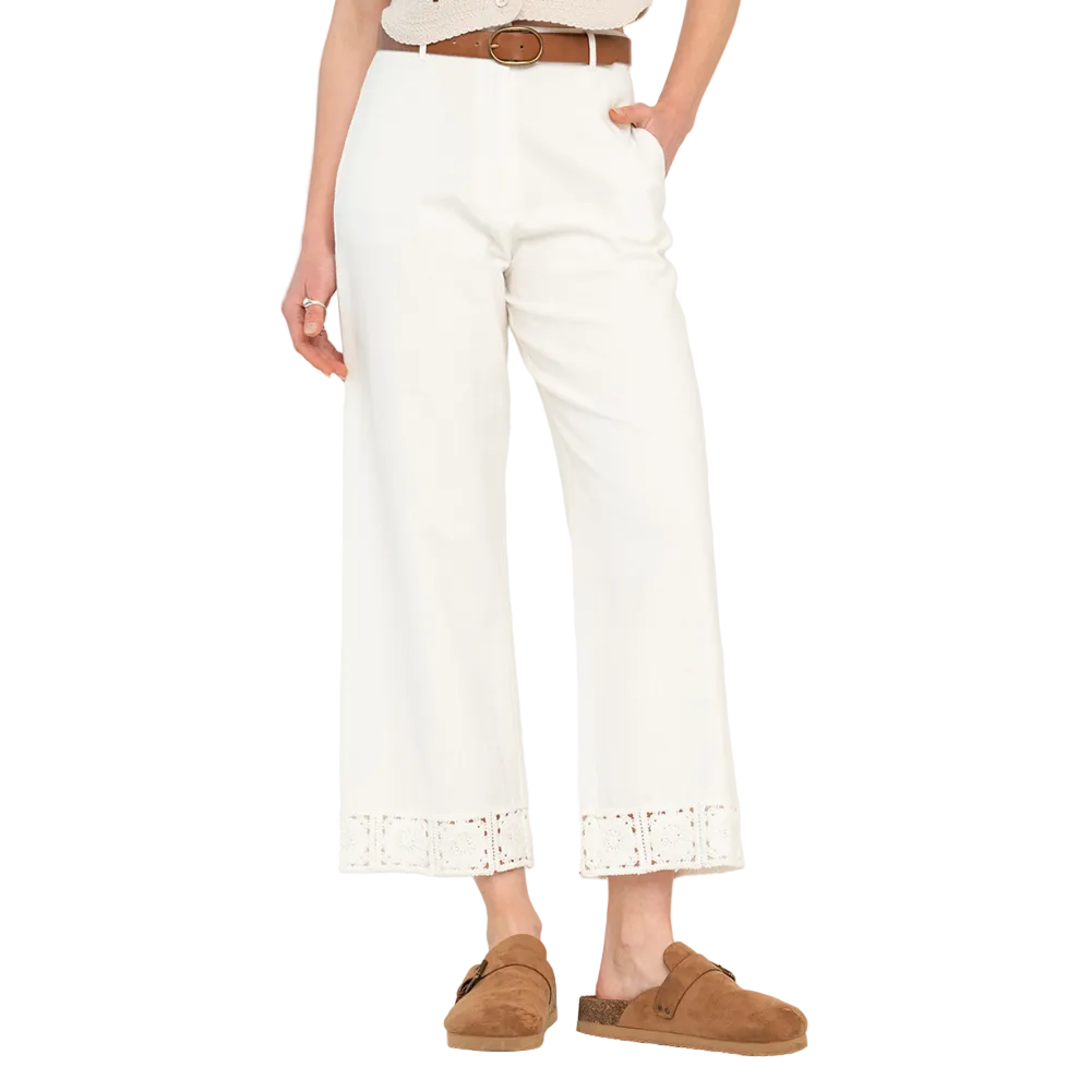Naf Naf | Pantalón Tiro Alto Con Detalles Desagujados